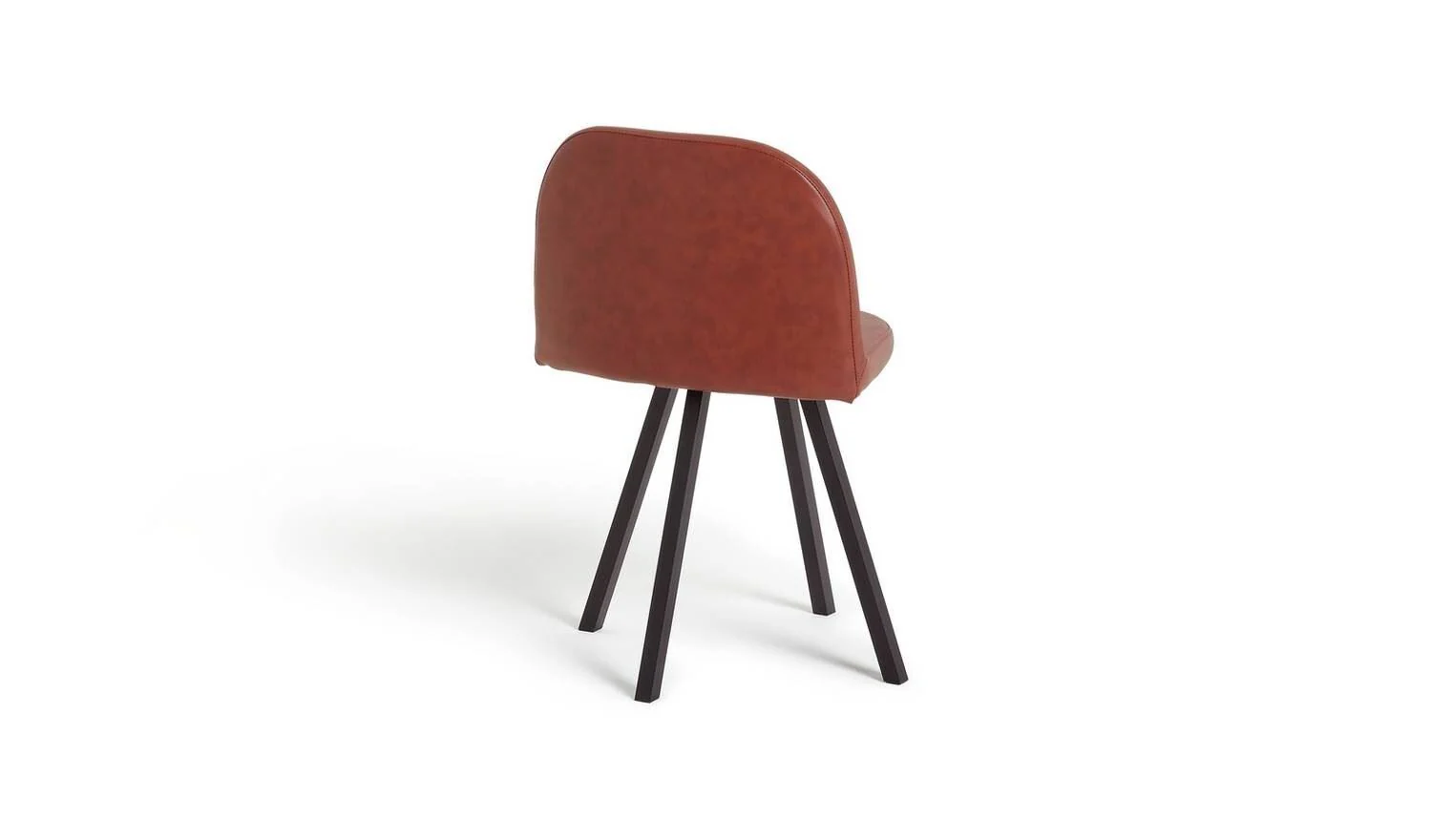Nomad Oak Effect Dining Table & 4 Chocolate Chairs - Image 7