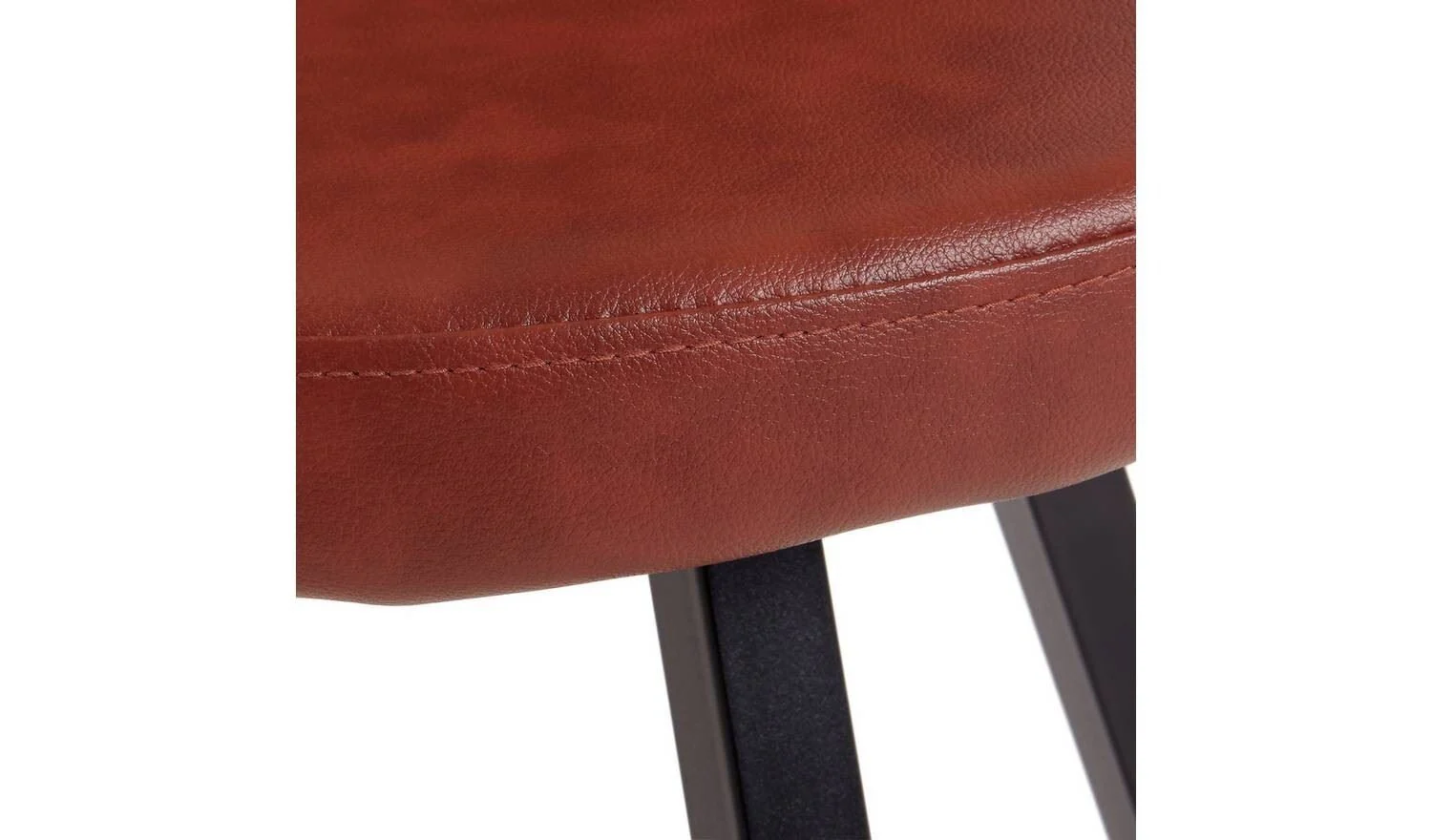 Nomad Oak Effect Dining Table & 4 Chocolate Chairs - Image 8