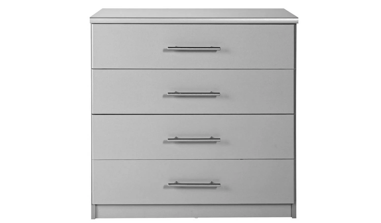 Normandy 4 Drawer Chest Grey Storage Organiser Bedroom Furniture - Image 5