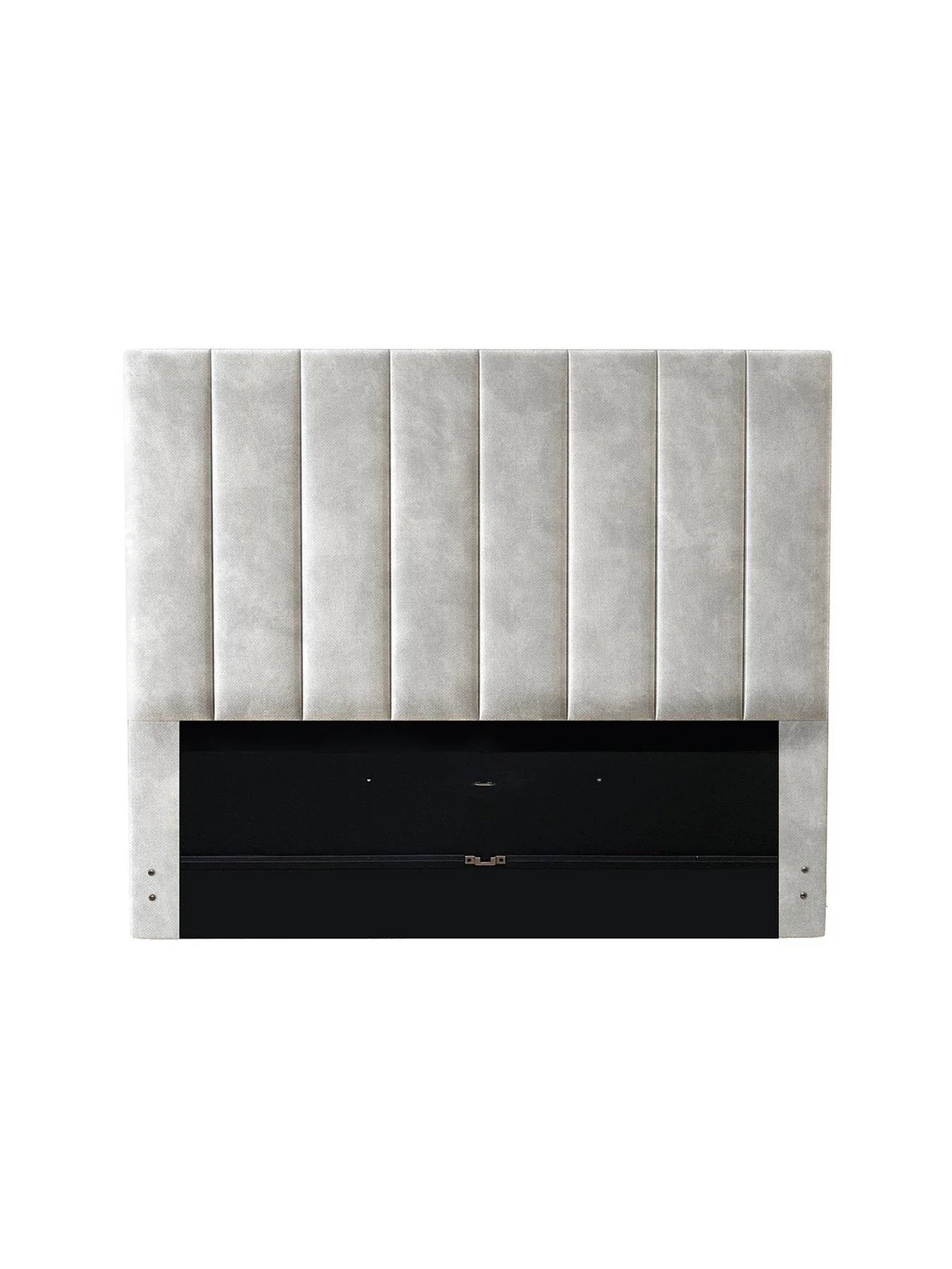 Nova Double Headboard Ivory Easy Clean Modern Style Home - Image 2