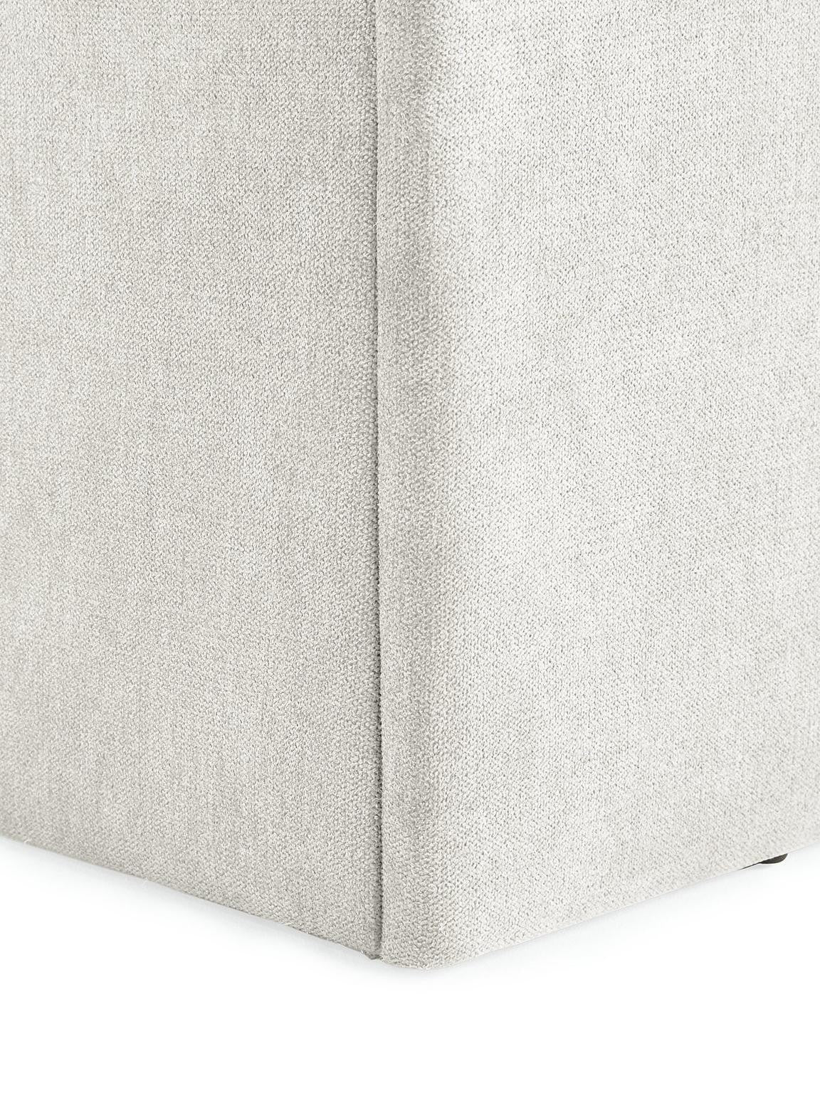 Nova End Lift Storage Ottoman Bed Ivory Double | Upholstered | Hydraulic Lift - Image 5