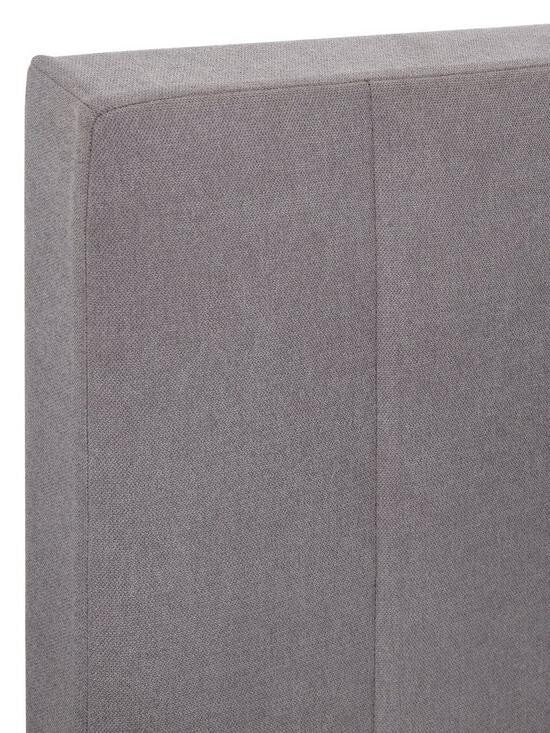 Nova Fabric End Lift up Storage Ottoman King Bed Grey Stylish and Comfortable - Image 5