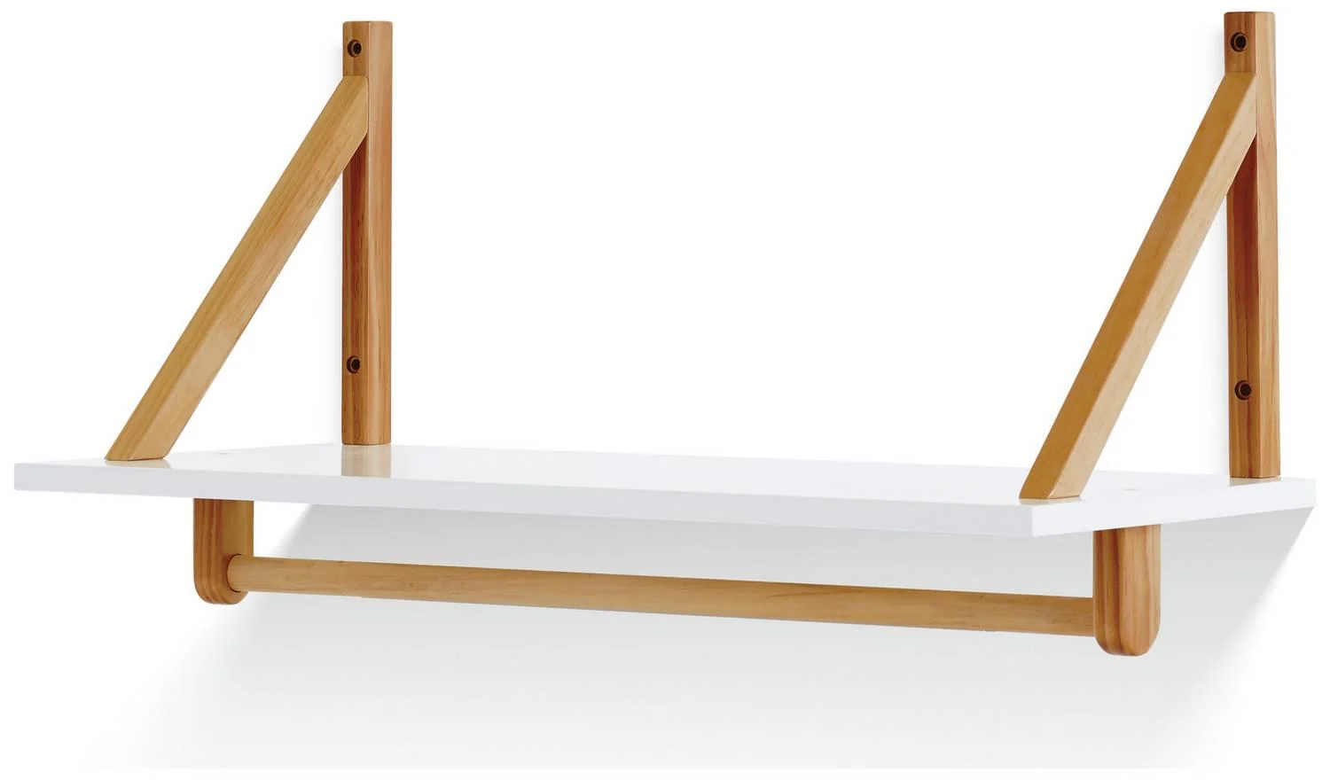 Obaby Maya Shelf White Nursery Childrens Room Wall Storage Organiser - Image 2