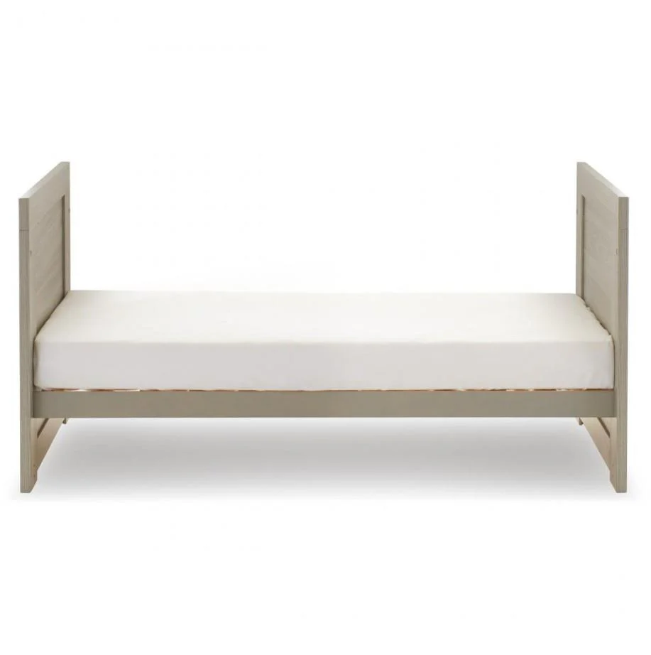 Obaby Nika Mini Cot Bed Grey Wash Modern Nursery Furniture UK - Image 6