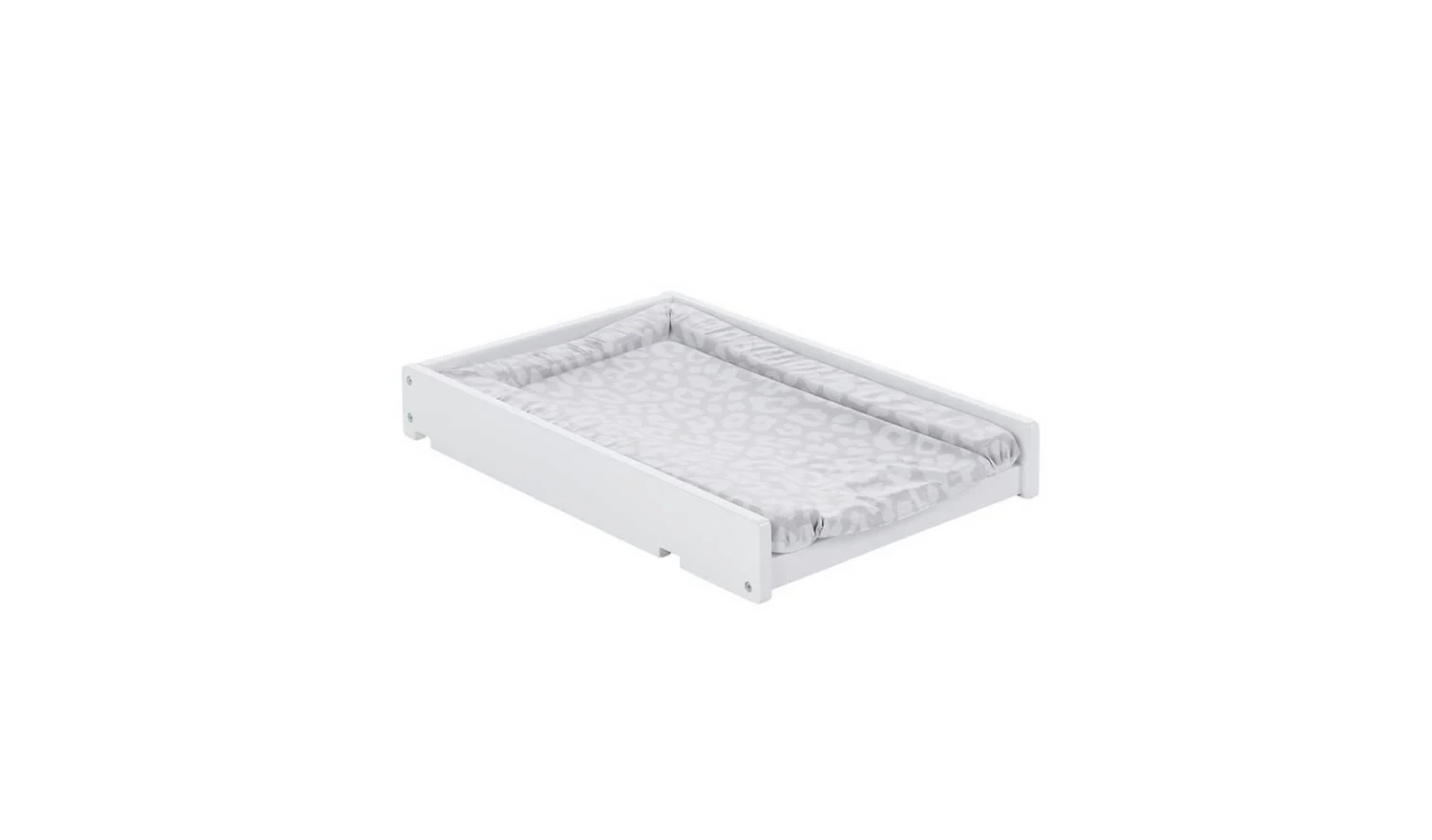 Obaby Space Saver Cot Top Changer White For Cot Beds Easy Clean - Image 2