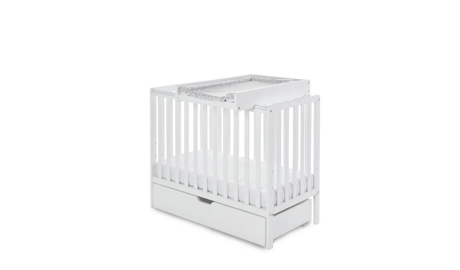 Obaby Space Saver Cot Top Changer White For Cot Beds Easy Clean - Image 3