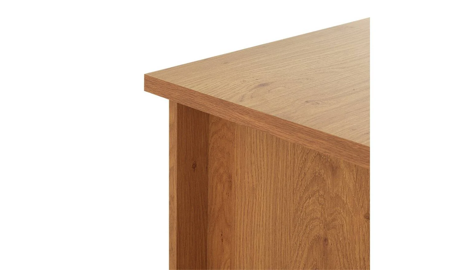 Ohio Coffee Table Oak Effect Living Room Furniture Storage Shelf - Image 5