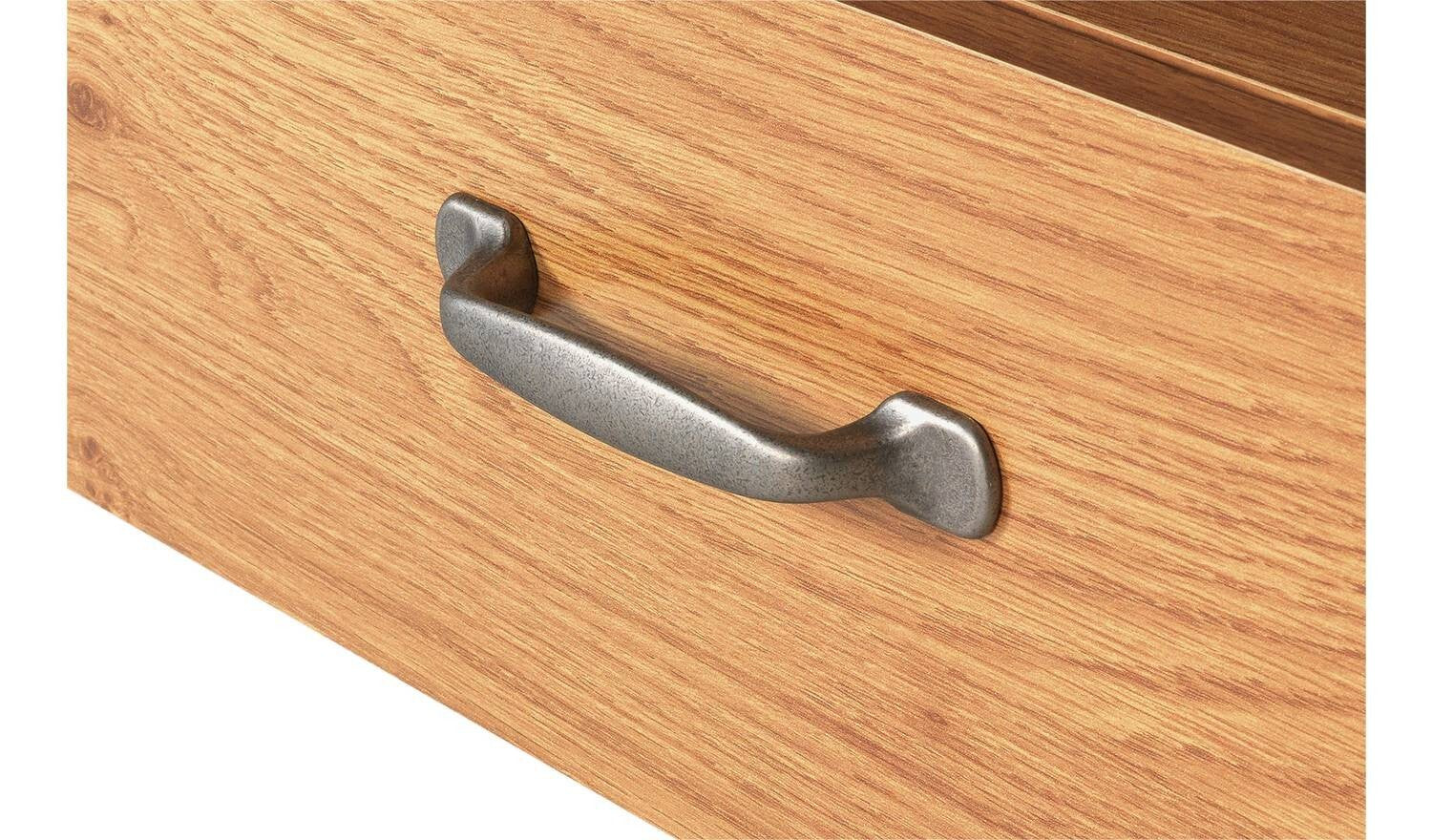 Ohio Coffee Table Oak Effect Living Room Furniture Storage Shelf - Image 6