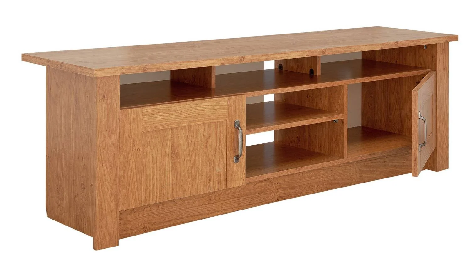 Ohio TV Unit Oak Effect Media Storage Cabinet Living Room Furniture - Image 6