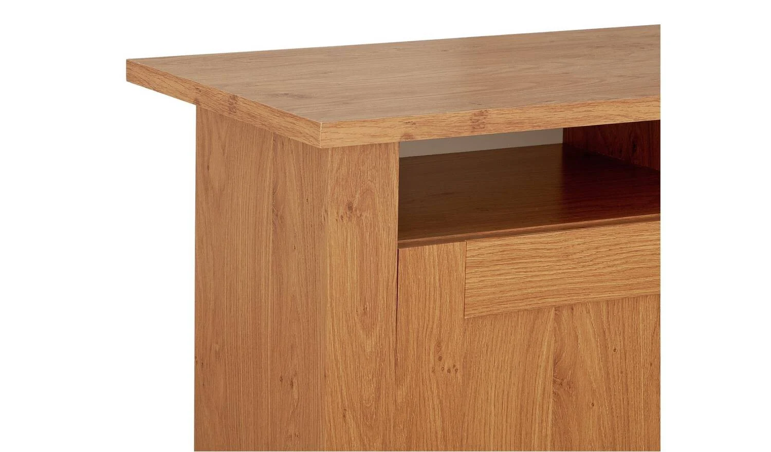 Ohio TV Unit Oak Effect Media Storage Cabinet Living Room Furniture - Image 7