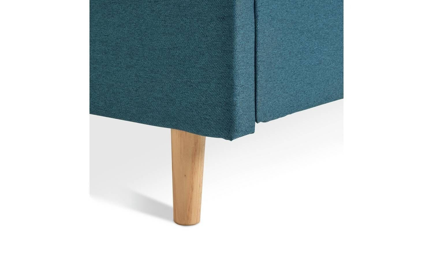 Olivia Small Double Bed Frame - Blue - Image 7