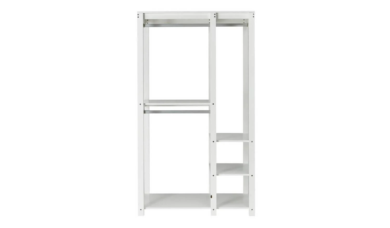 Open Decorative Wardrobe Unit - White - Image 3