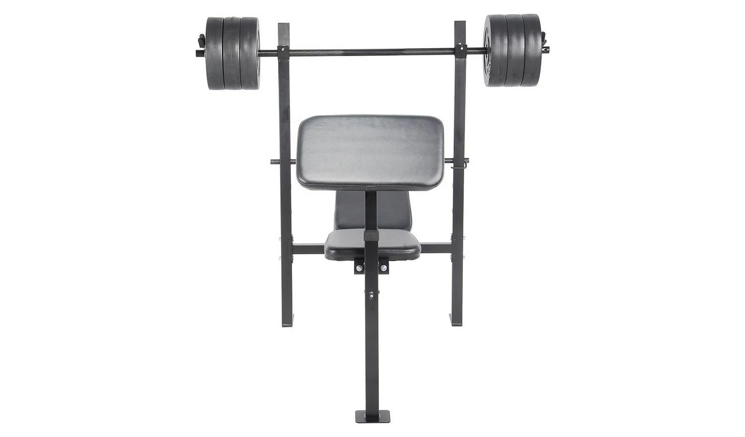 Opti Bench with 30kg Weights Home Gym Strength Training Exercise - Image 4