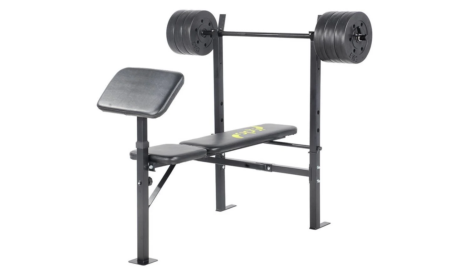 Opti Bench with 30kg Weights Home Gym Strength Training Exercise - Image 5