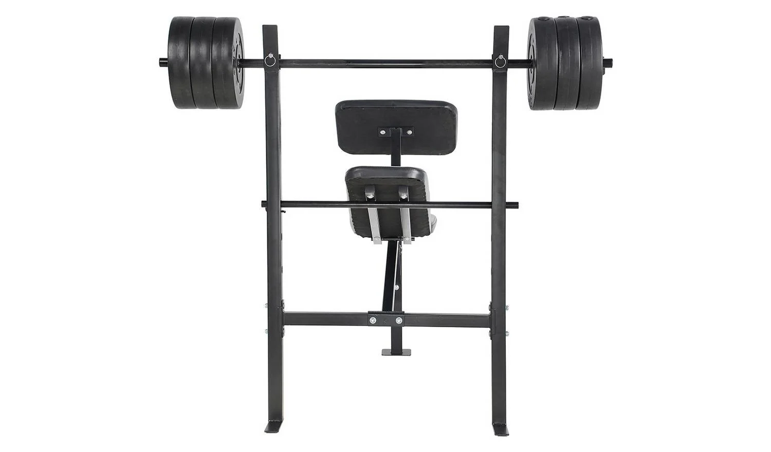Opti Bench with 30kg Weights Home Gym Strength Training Exercise - Image 6