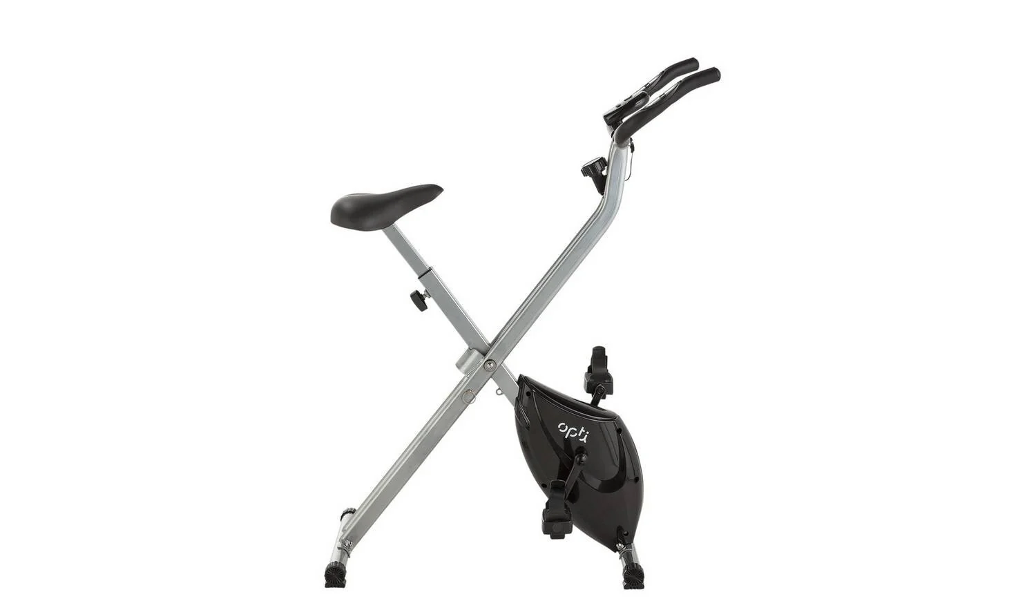 Opti Folding Magnetic Exercise Bike Home Gym Cardio Training Equipment - Image 3