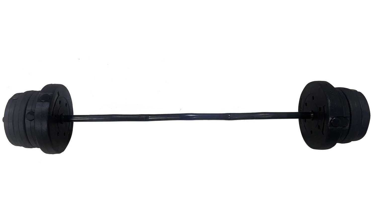 Opti Z Curl Vinyl Barbell Weight Set 25kg Home Gym Strength Training - Image 3