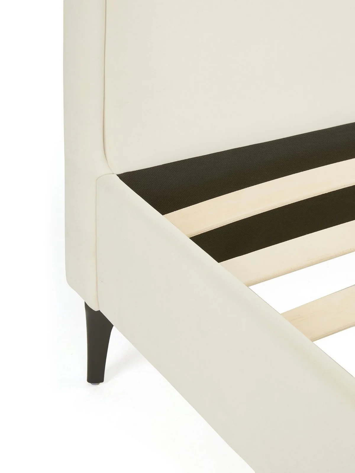 Orinoco King Bed Frame Natural | Sculptural Headboard | Sprung Slats - Image 5