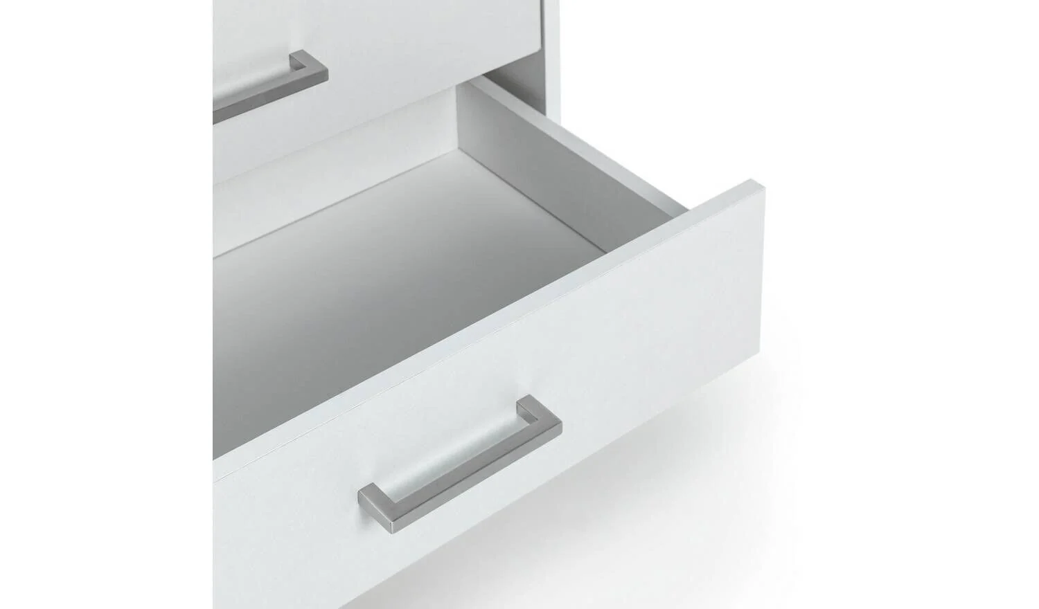 Oslo 5 Drawer Chest White Modern and Spacious Bedroom Storage Solution - Image 5