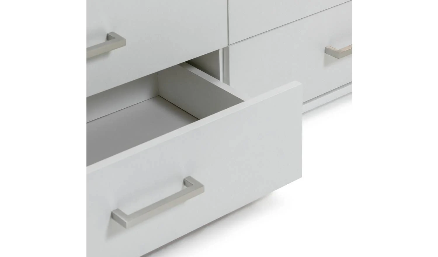 Oslo 8 Drawer Chest White Modern and Spacious Bedroom Storage Solution - Image 5