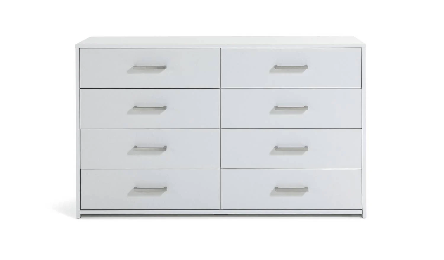 Oslo 8 Drawer Chest White Modern and Spacious Bedroom Storage Solution - Image 7
