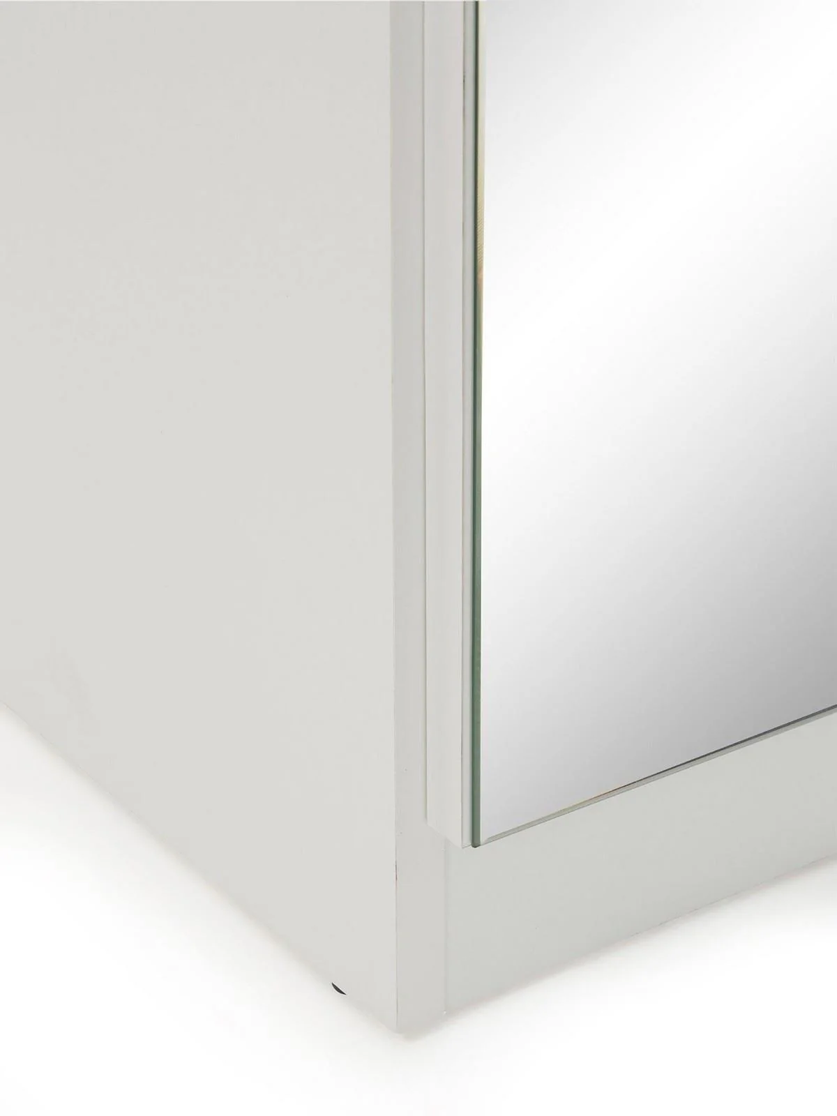 Palma 5 Door Wardrobe White | Mirrored Doors | 202cm Wide Storage - Image 6