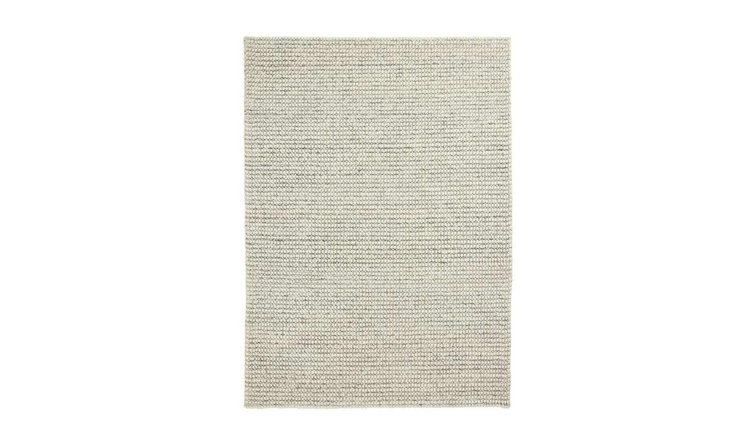 Pebble Grey Flatweave Rug 120x170cm Living Room Bedroom Floor Neutral - Image 2