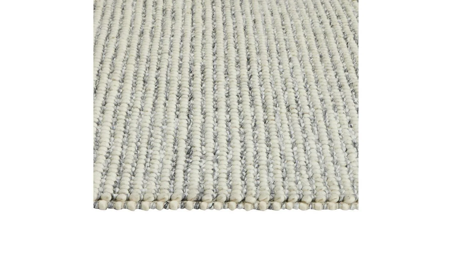 Pebble Grey Flatweave Rug 120x170cm Living Room Bedroom Floor Neutral - Image 3