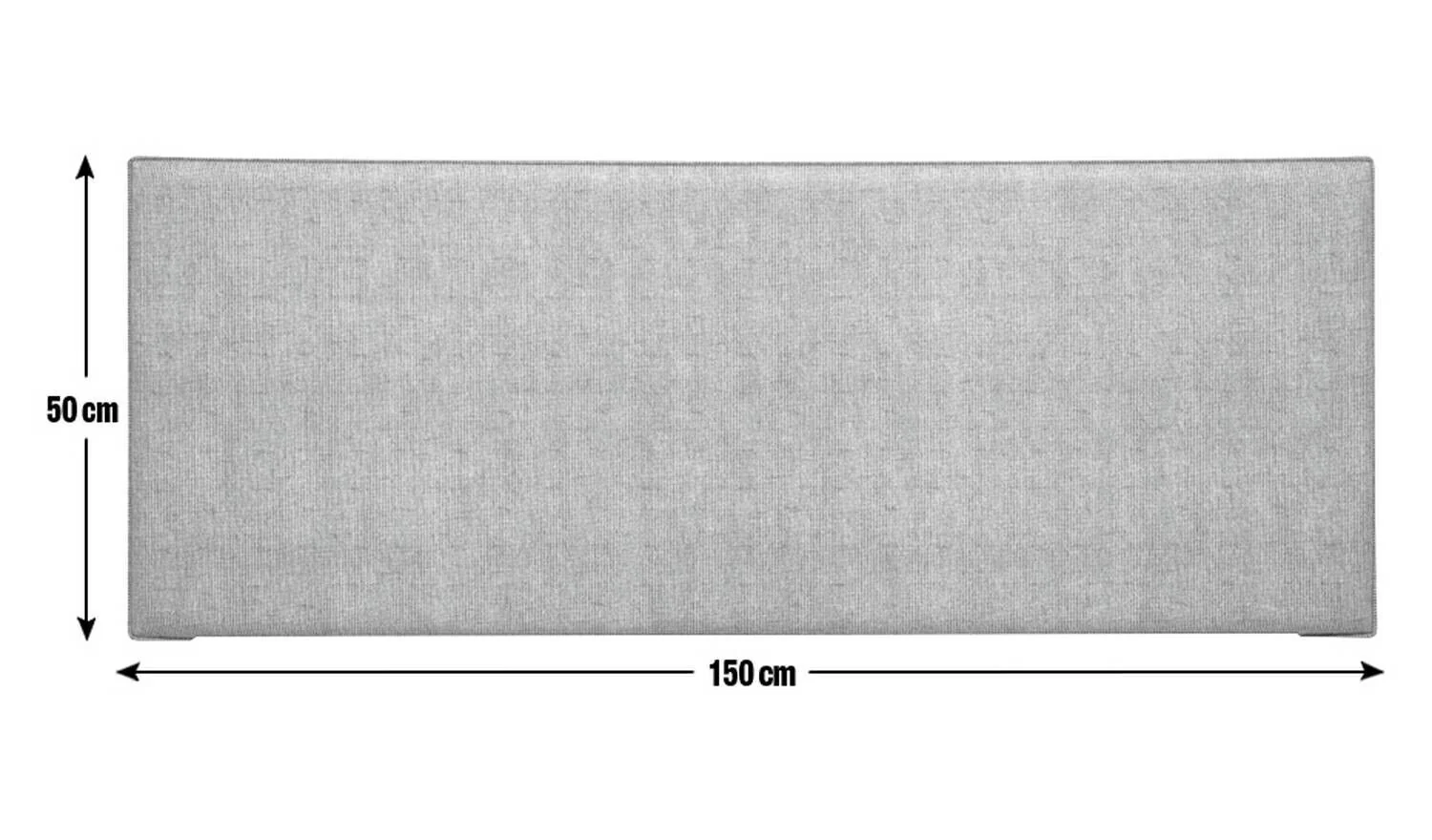 Penrose Kingsize Headboard Grey Elegant Comfortable Bed Accent for Bedrooms - Image 2