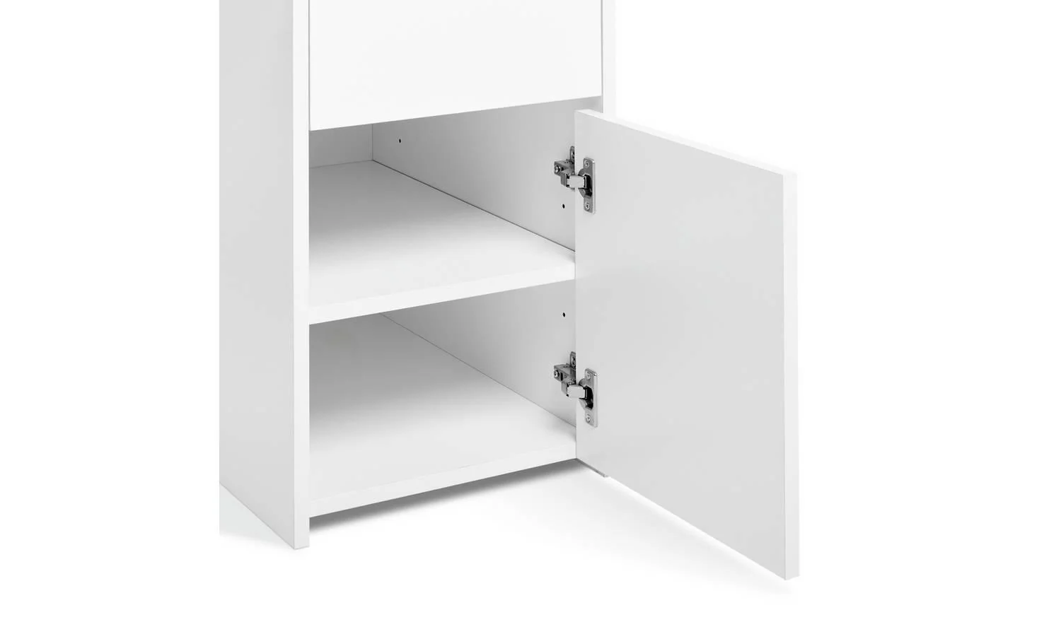 Pepper 2 Drawers Large Office Desk White Modern Home Workspace - Image 6