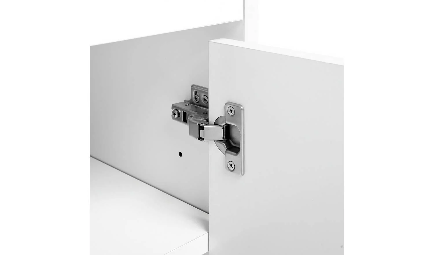 Pepper 2 Drawers Large Office Desk White Modern Home Workspace - Image 7
