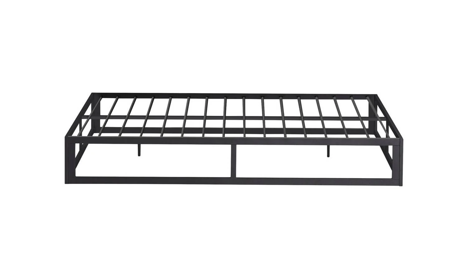 Platform Single Metal Bed Frame Black Durable and Stylish Bedroom Furniture - Image 4