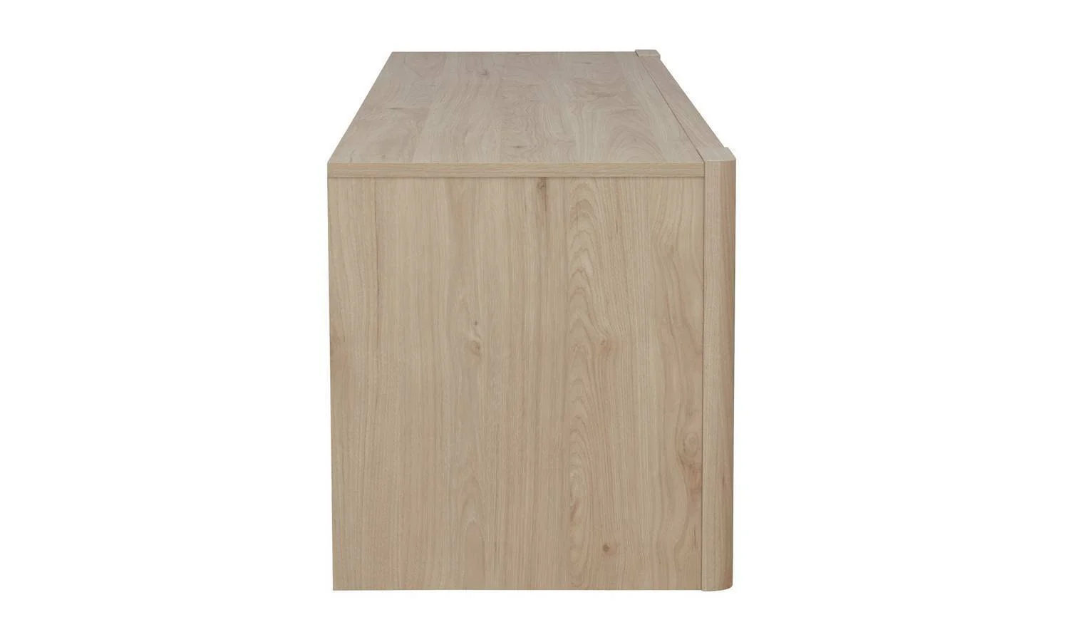 Portland 2 Door TV Unit Oak Sturdy Stylish Media Storage Solution for Home - Image 3