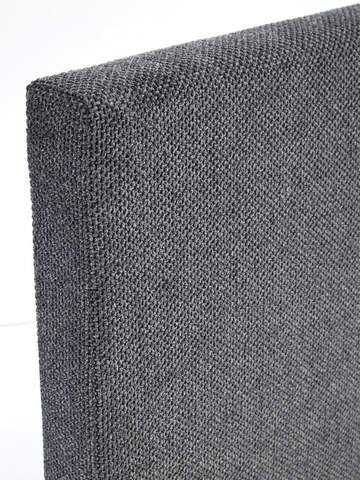 Porto Fabric Double Bed Frame - Dark Grey Stylish Comfortable Bedroom Furniture - Image 6