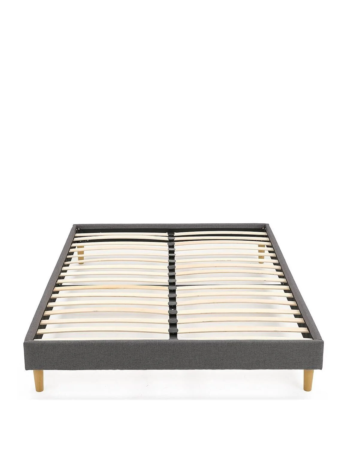 Prairie Platform Double Bed Grey Modern Bedroom Solutuon Space-Saving - Image 3