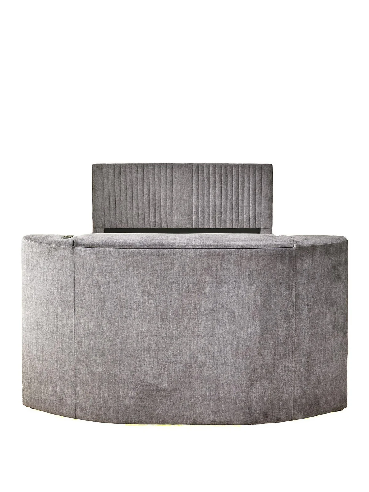 Prent Double TV Bed with Voice Control Grey Stylish and Modern Bed Solution - Image 2