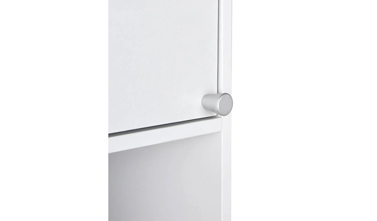 Prime Tallboy White Storage Organiser Bathroom Furniture - Image 4