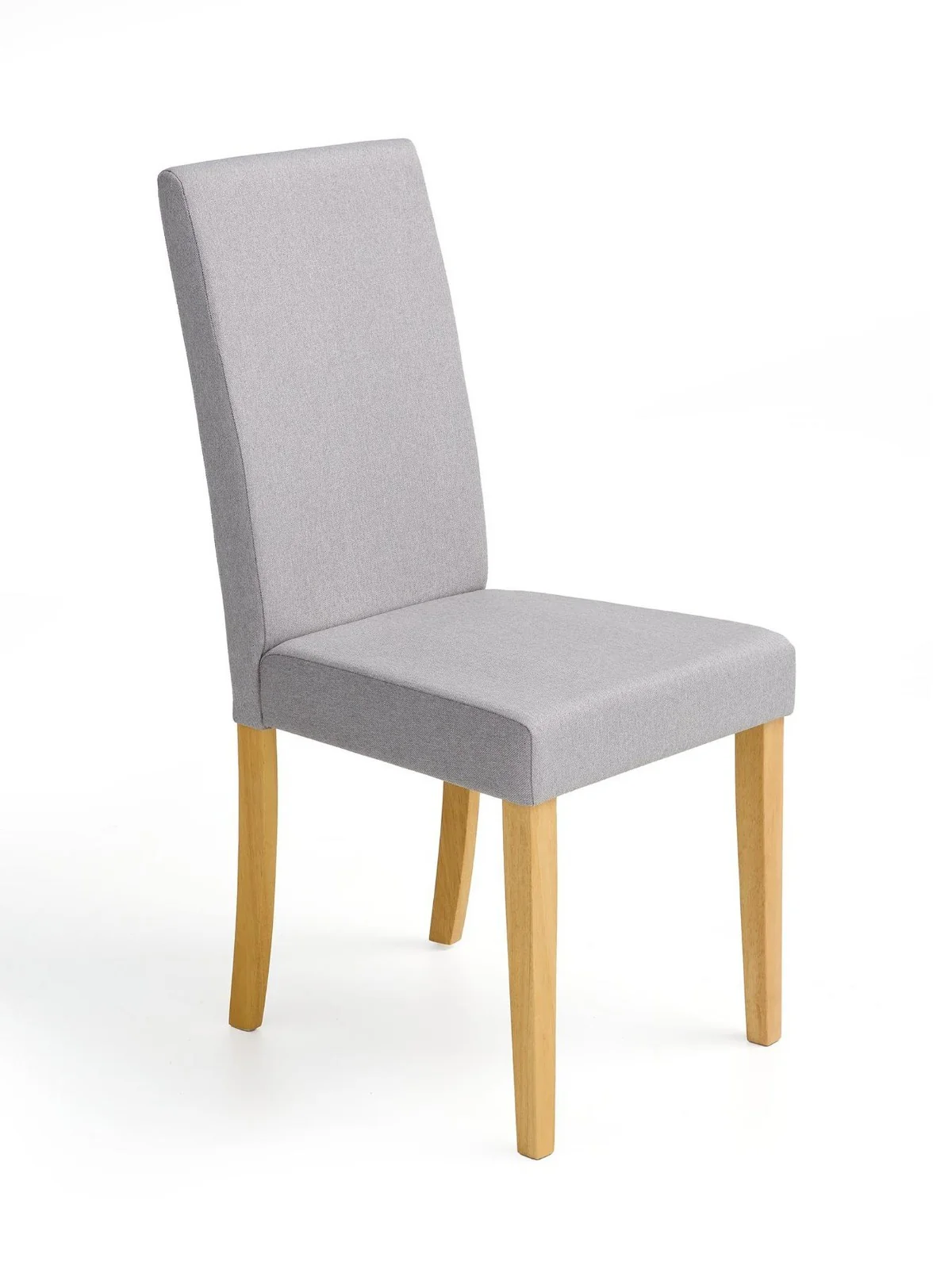 Primo 120cm Dining Table & 4 Fabric Chairs Set Wood Grey Modern - Image 5