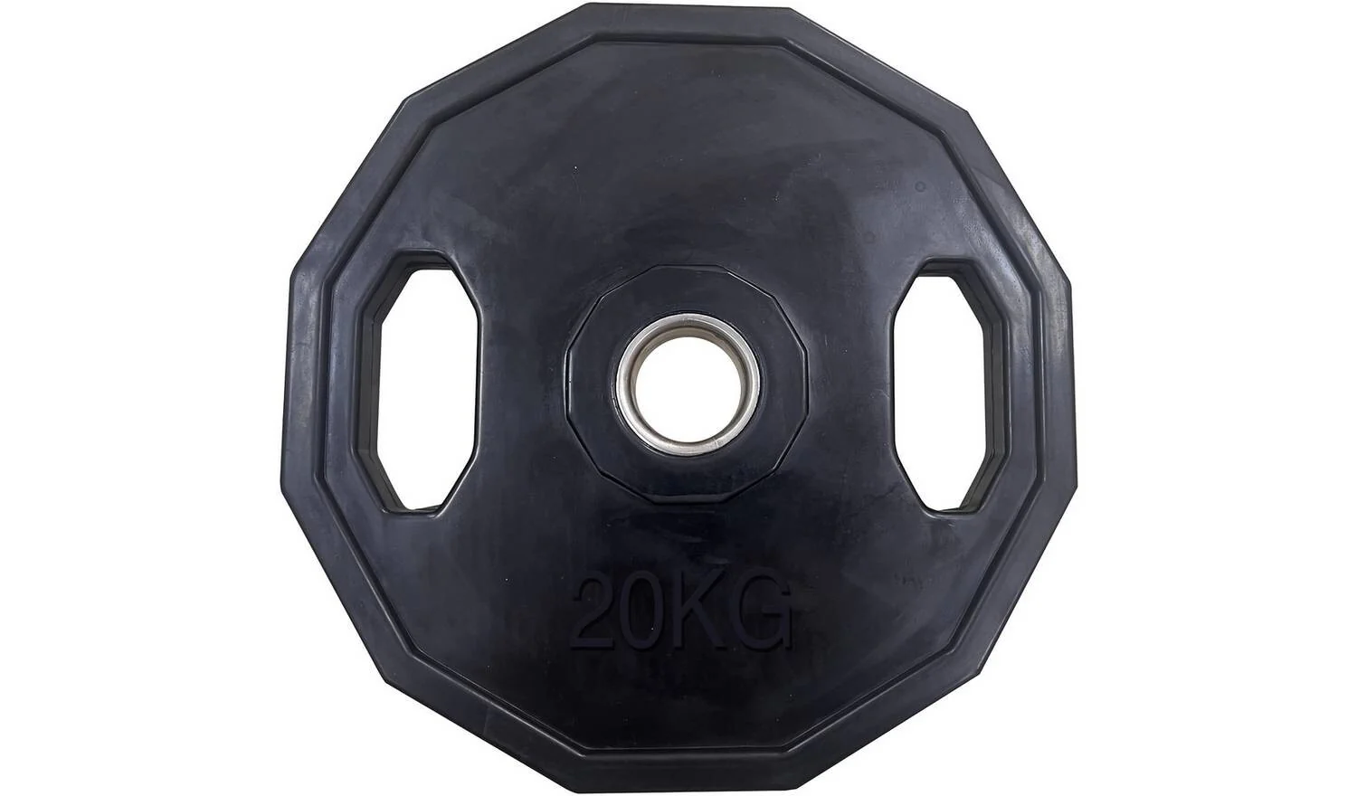 Pro Fitness Olympic Rubber Weight Plates 2 x 20kg - Image 4