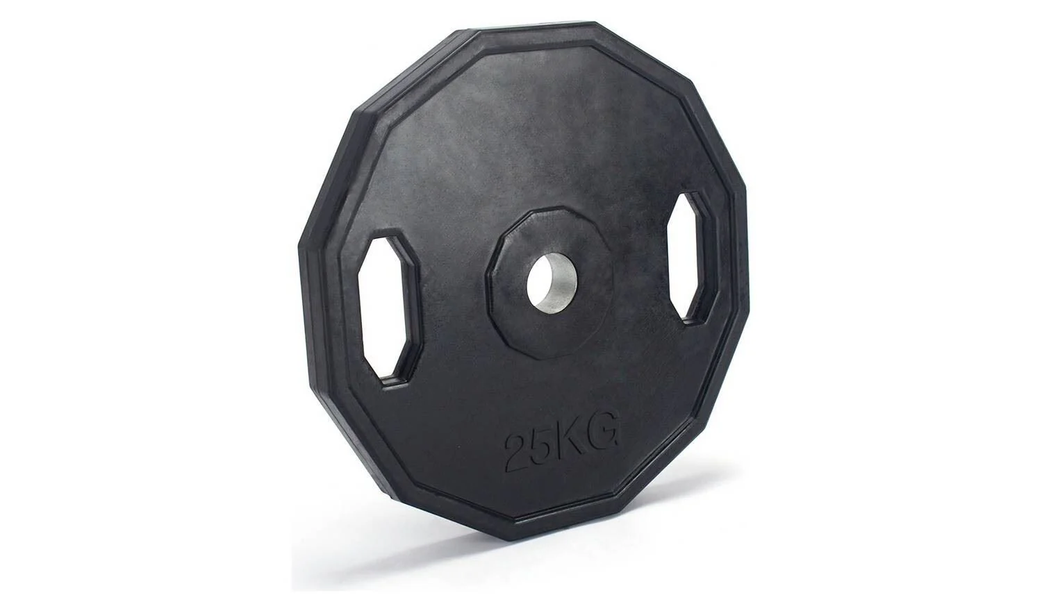 Pro Fitness Olympic Rubber Weight Plates 2 x 25kg - Image 3