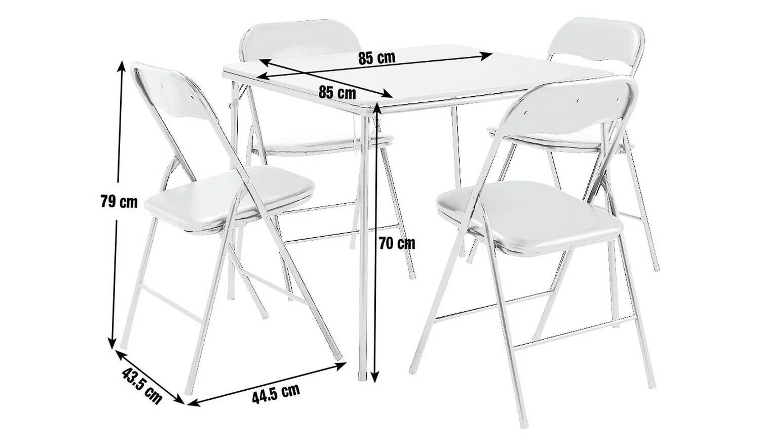 Quin Extend Black Dining Table & 4 Black Chairs Modern Kitchen Set - Image 6