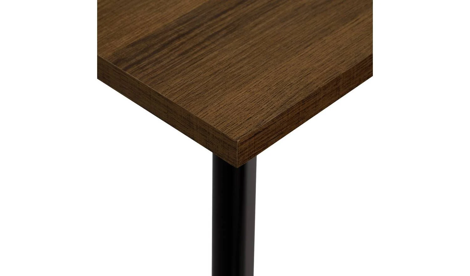 Railo Walnut Dining Table & 2 Walnut Benches Modern Kitchen Furniture - Image 8
