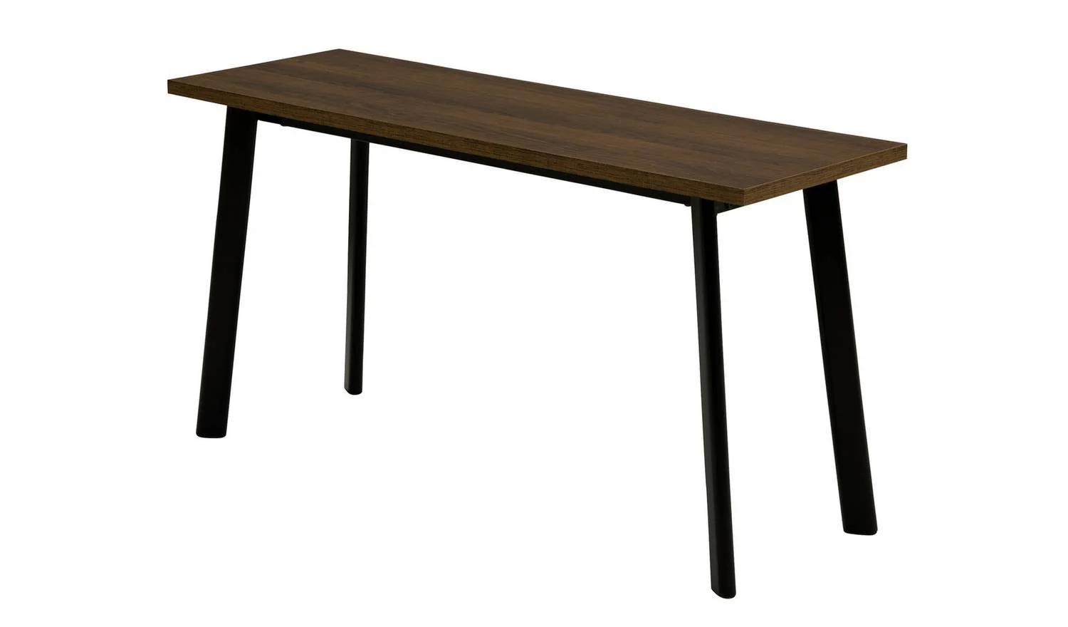 Railo Walnut Dining Table & 2 Walnut Benches Modern Kitchen Furniture - Image 9