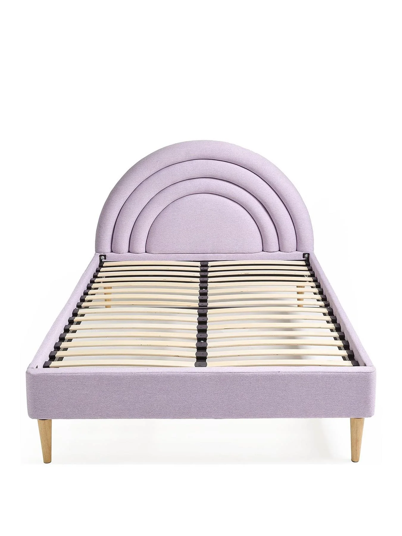 Rainbow Children's Single Bed Frame Lilac Kids Bedroom Furniture - Image 2
