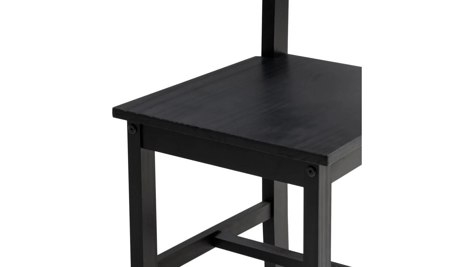 Raye Black Dining Table & 4 Black Chairs Durable Construction Home - Image 5