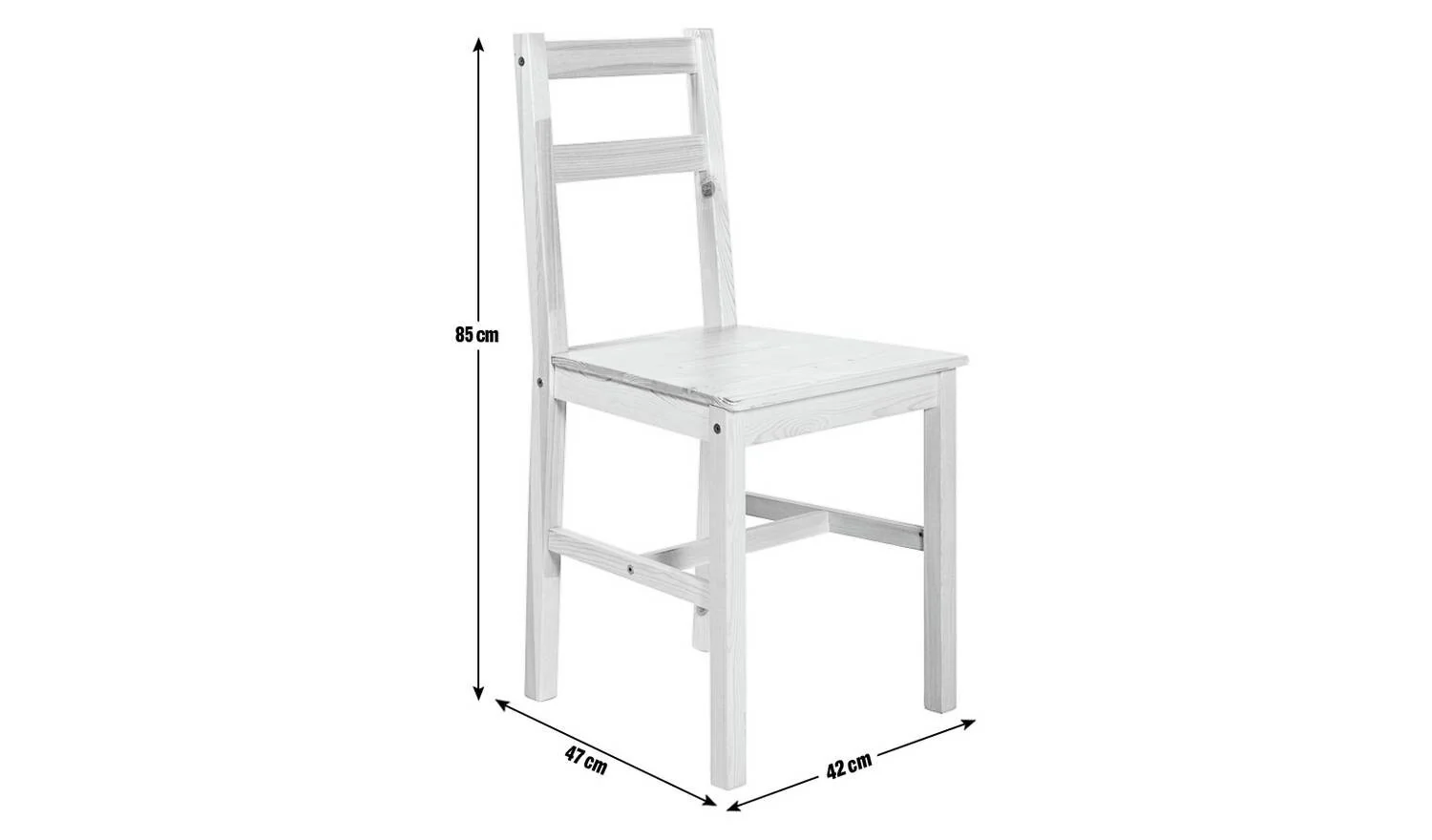 Raye Light Wood Dining Table & 4 Light Wood Chair For Family Dining - Image 8