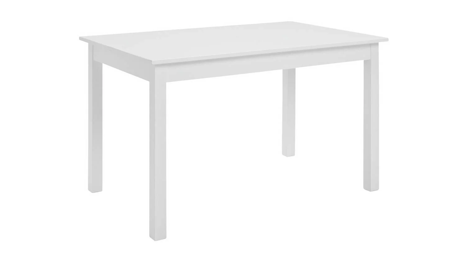 Raye White Dining Table & 4 White Chairs Scandinavian Design Compact - Image 5