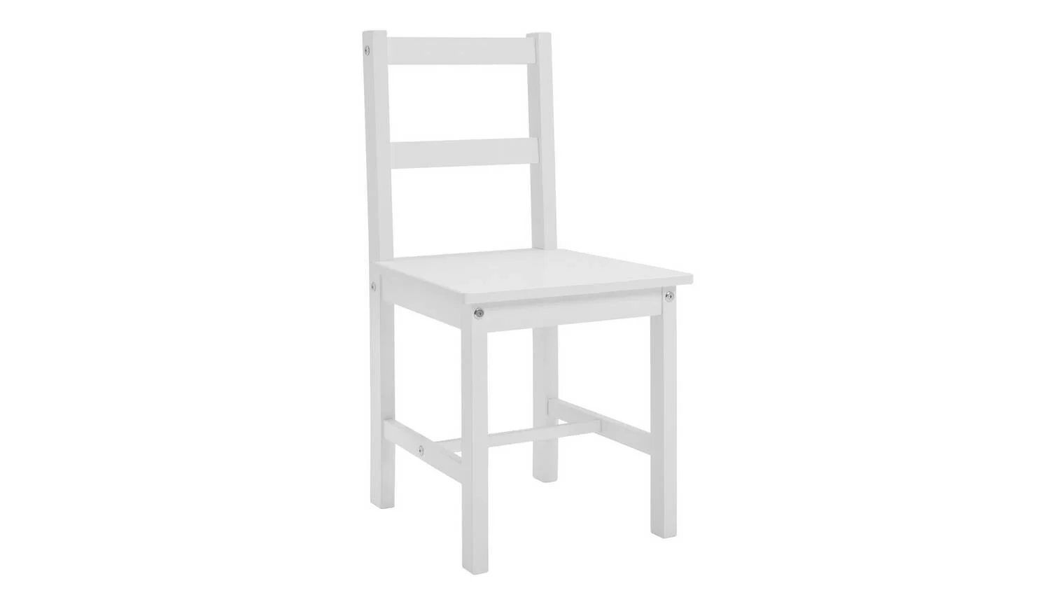 Raye White Dining Table & 4 White Chairs Scandinavian Design Compact - Image 7