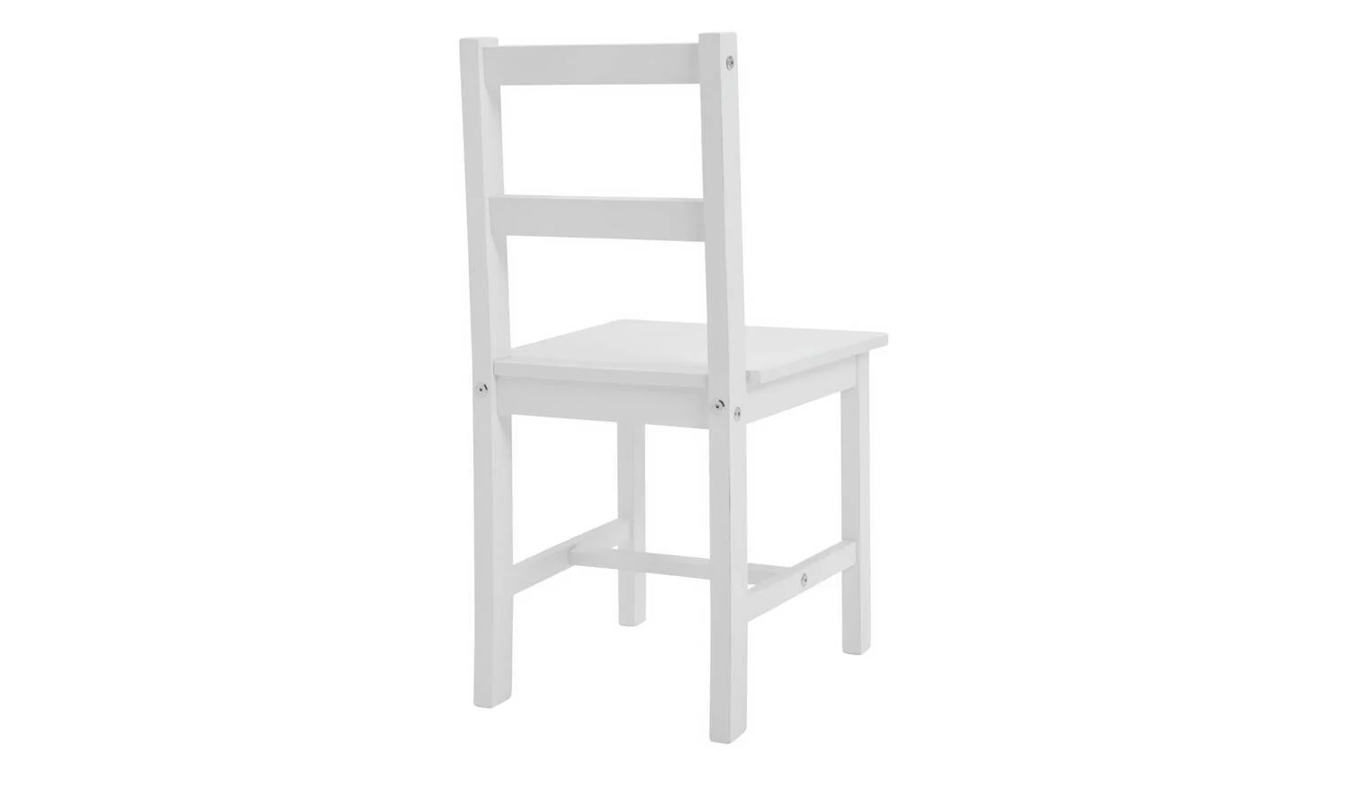 Raye White Dining Table & 4 White Chairs Scandinavian Design Compact - Image 8
