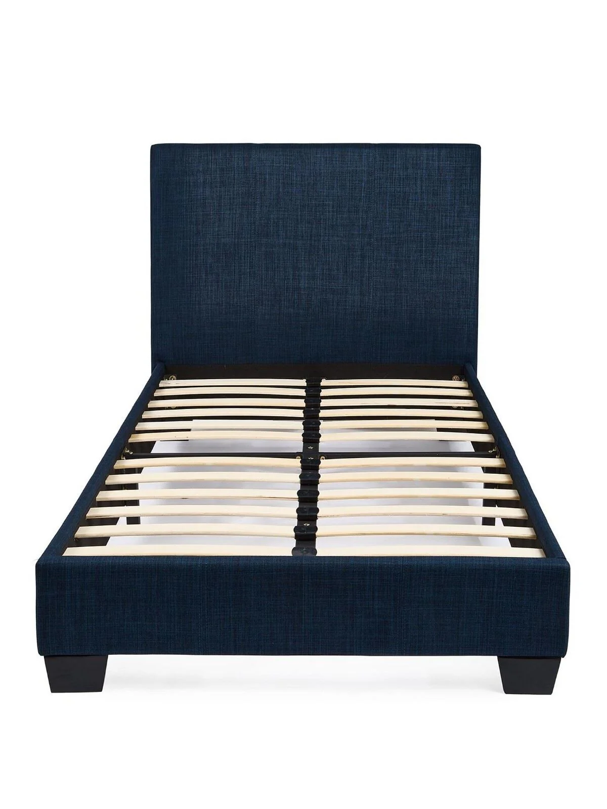 Riley Fabric Single Bed Frame Blue FAST DELIVERY - Image 2
